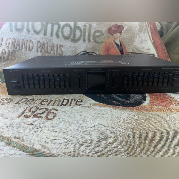 VIntage 1985 COUSTIC Graphic Audio Frequency Equalizer HEQ 7005A 10 Band - Picture 2 of 10